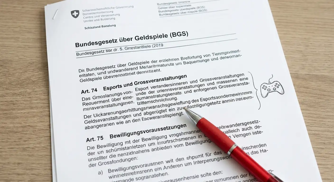 Rechtslage E-Sport Wetten in der Schweiz: BGS-Sperrung ausländischer Anbieter und fehlende legale E-Sport-Wettlizenz