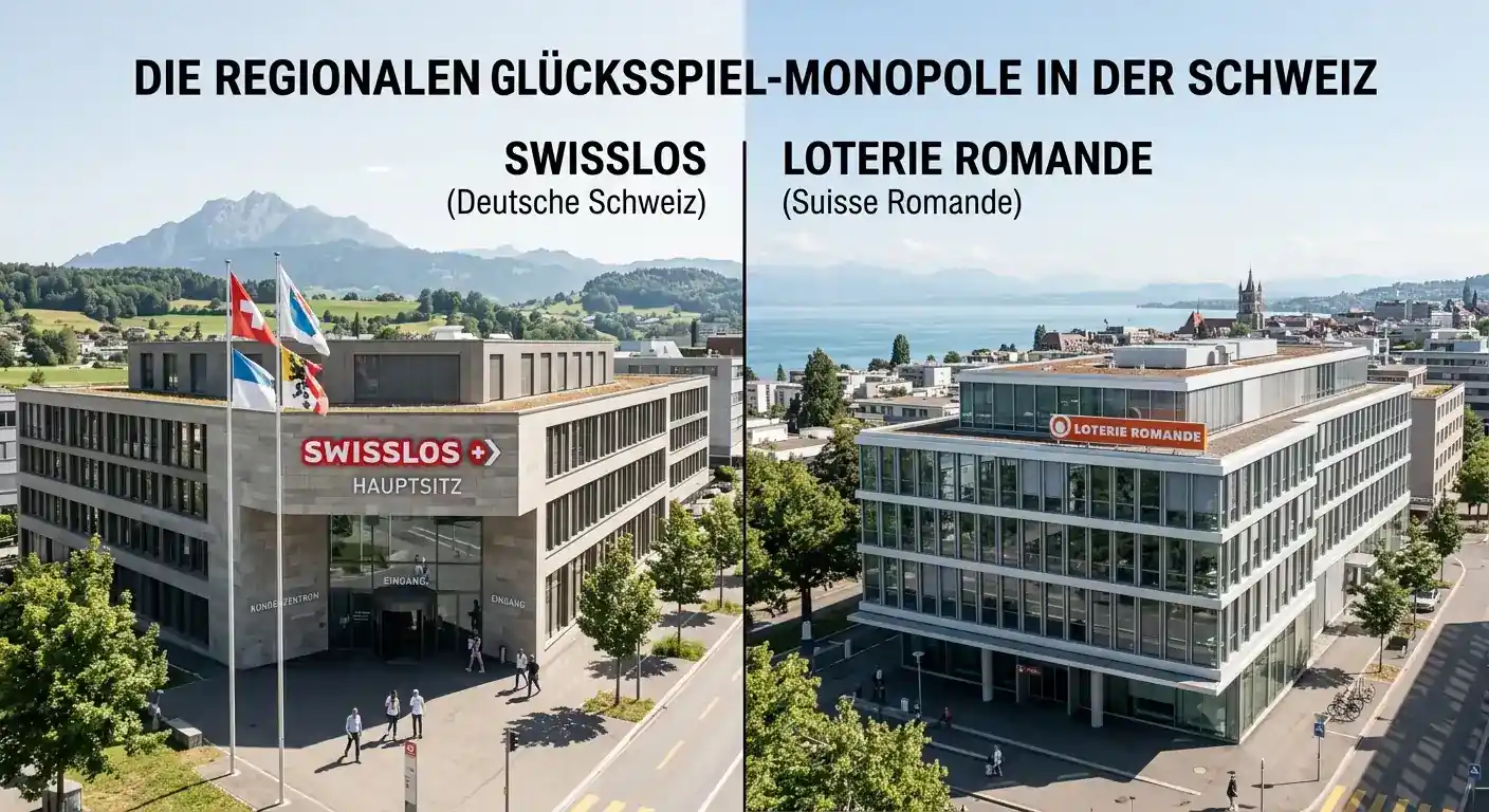 Sportwetten Monopol Schweiz erklärt – warum nur Swisslos und Loterie Romande Lizenzen haben
