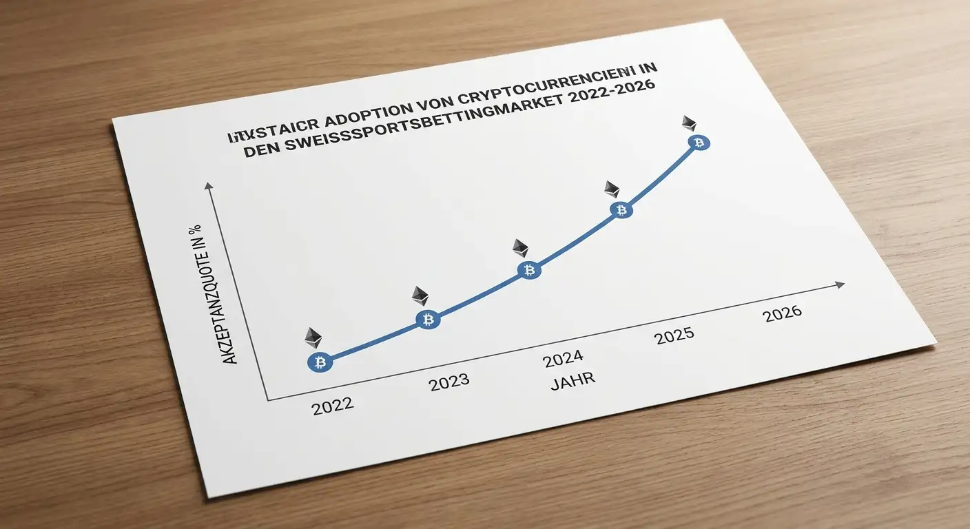 Entwicklung von Krypto-Zahlungen im Schweizer Sportwettenmarkt und ihr Anteil am Gesamtvolumen 2026