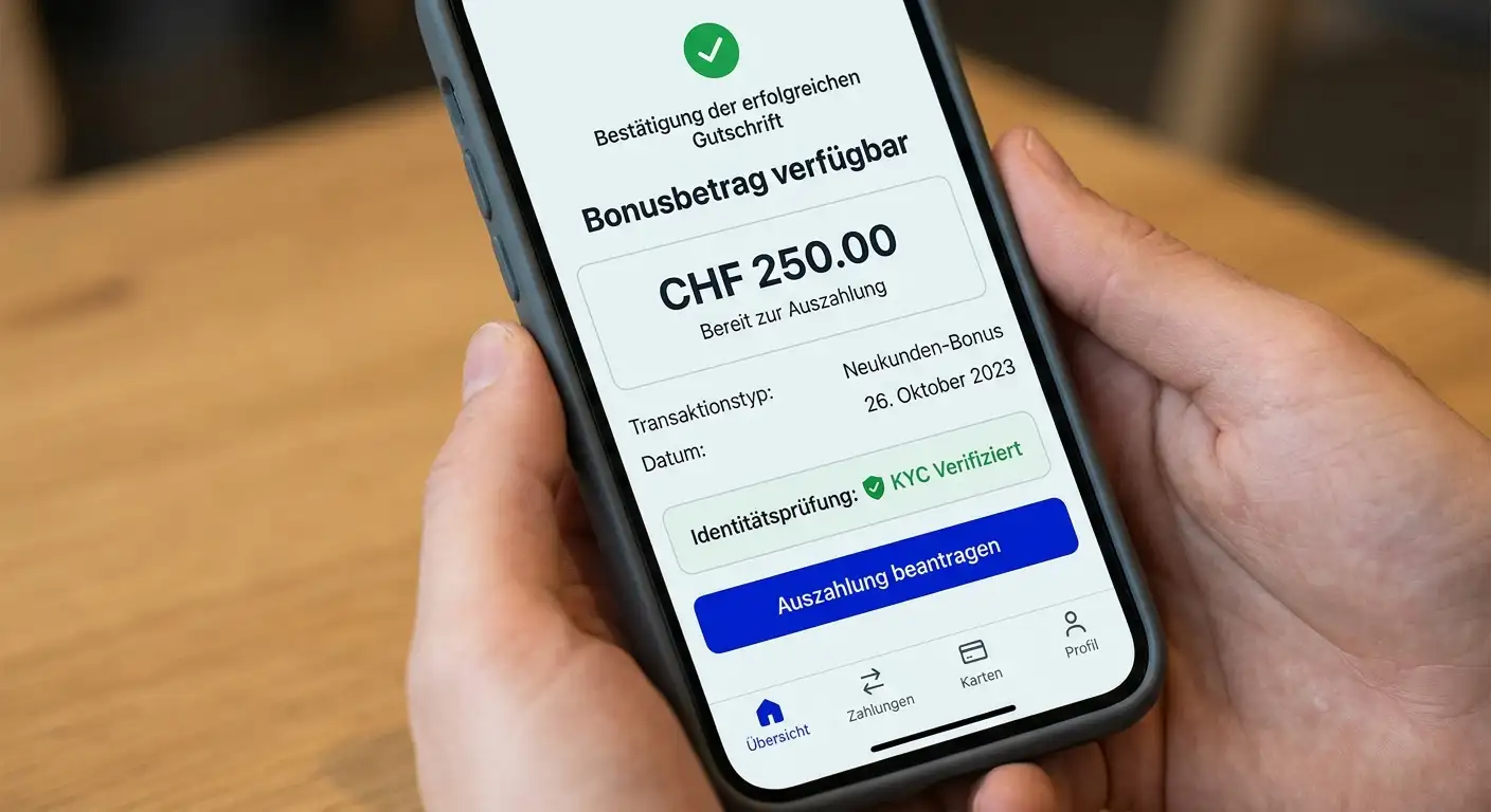 Neukunden Bonus Sportwetten Schweiz auszahlen – Voraussetzungen und Schritte nach dem Rollover