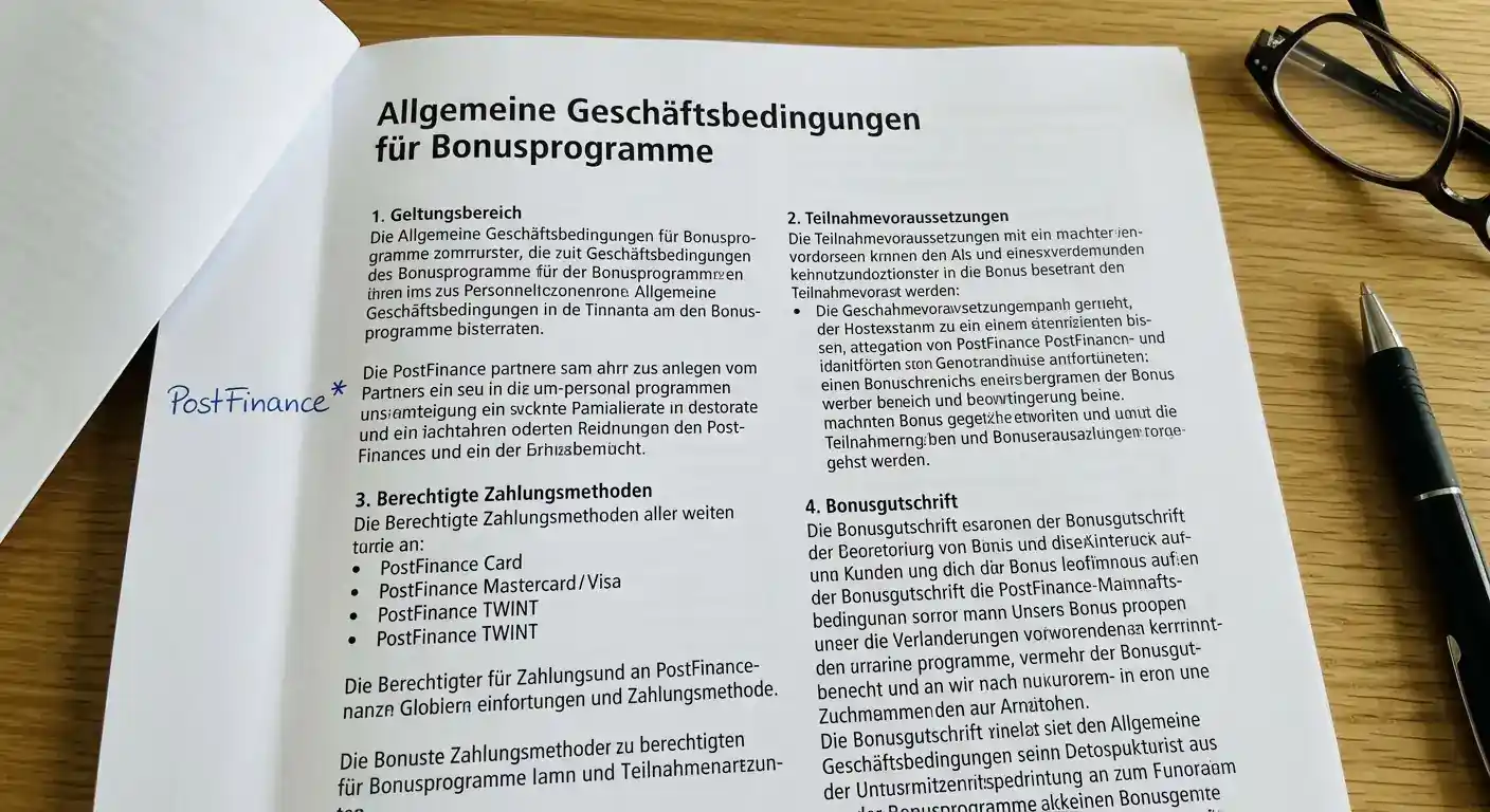 PostFinance Einzahlung und Bonusberechtigung beim Sportwetten – Bedingungen und Ausnahmen