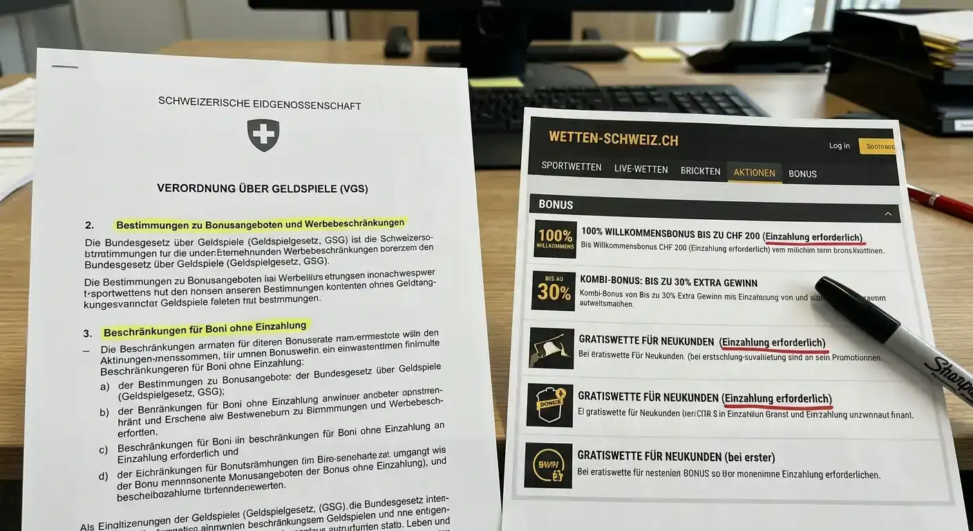 Verfügbarkeit von Sportwetten No-Deposit Boni in der Schweiz – seltene Angebote und Marktübersicht