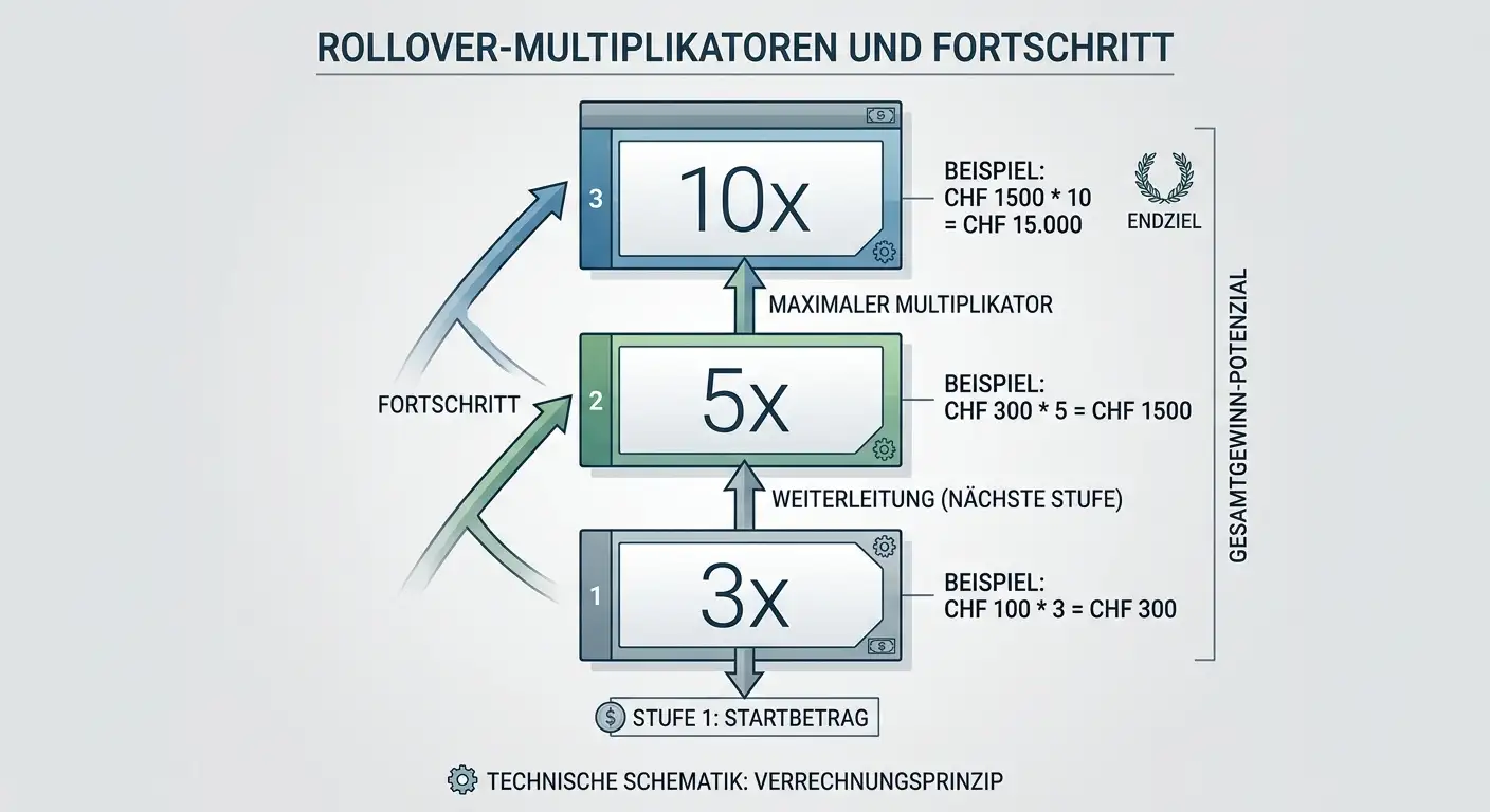 Rollover-Definition beim Sportwetten Bonus – wie Umsatzbedingungen den auszahlbaren Betrag bestimmen