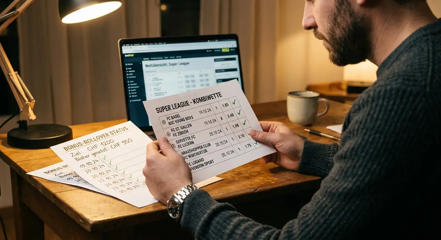 Bonus Rollover Super League Schweiz – lokale Fussball-Liga für Bonusumsatz-Strategie einsetzen